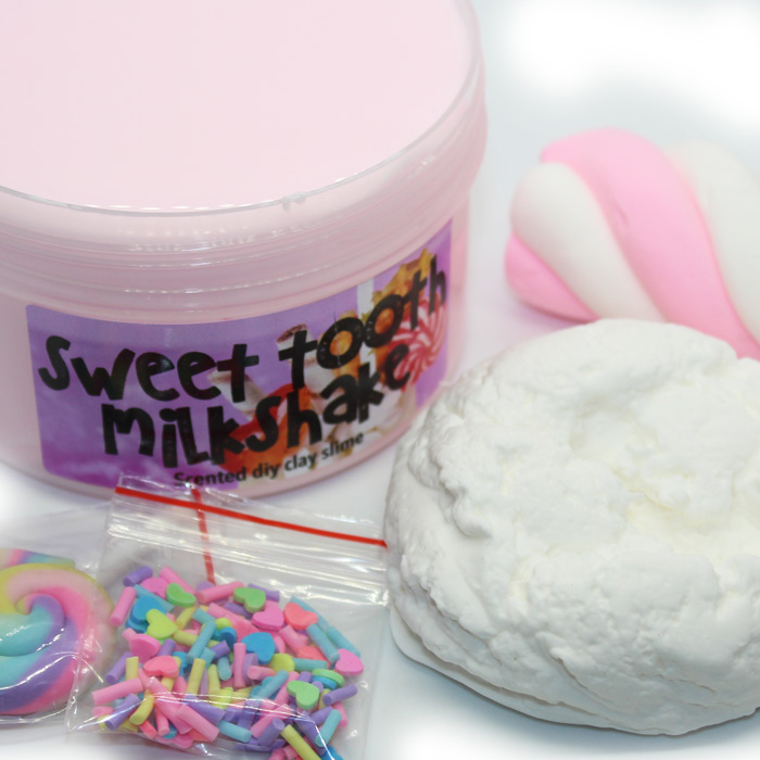 Sweet tooth milkshake scented diy clay slime