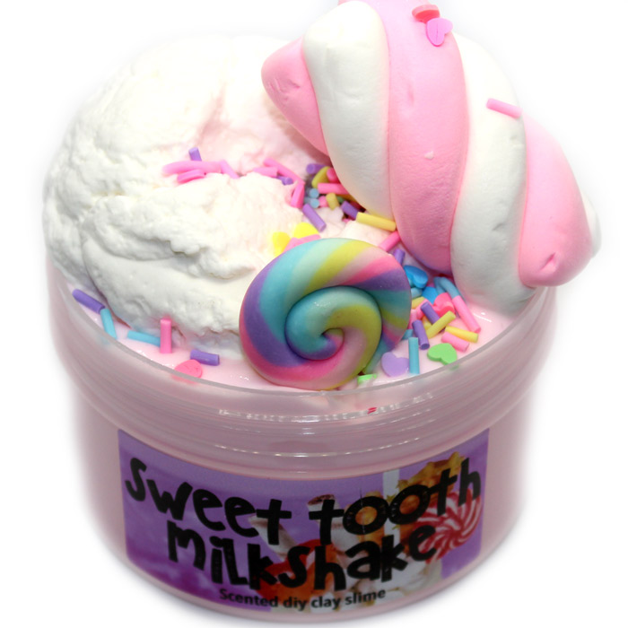 Sweet tooth milkshake scented diy clay slime