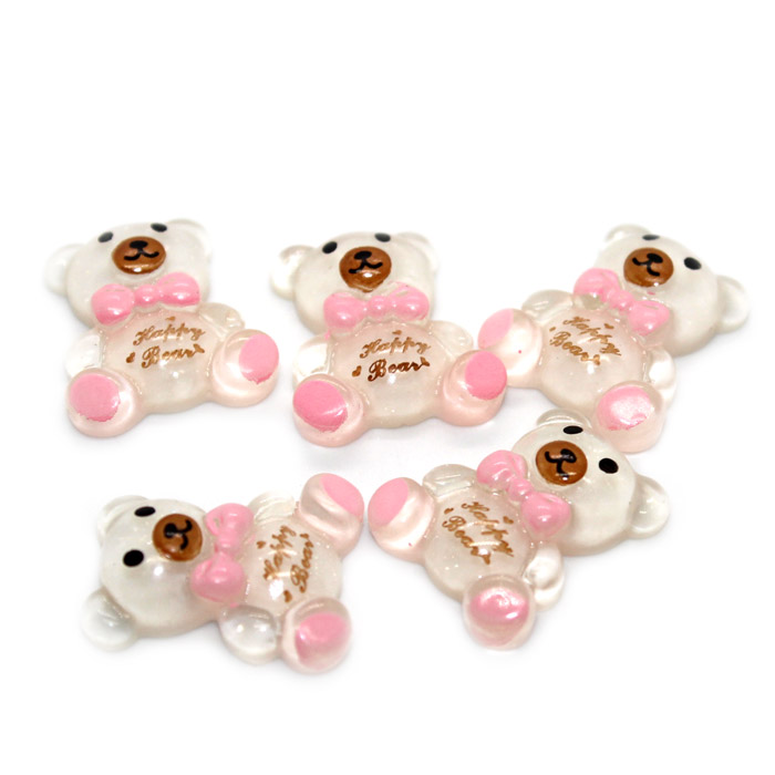 Cuddly bear charms for slime