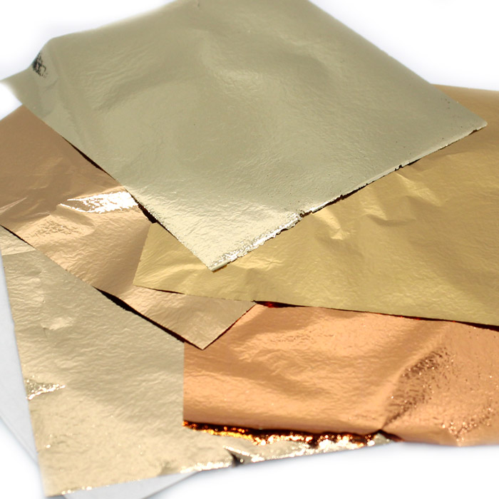 Gold foil leaf paper 5pc