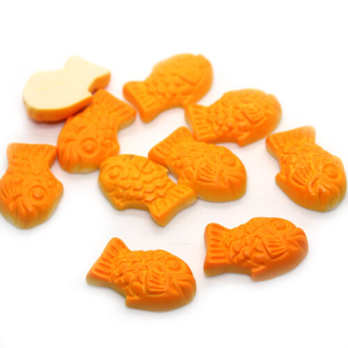 Goldfish cracker charms for slime