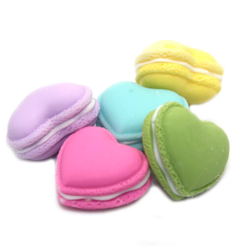 Heart macaron charm