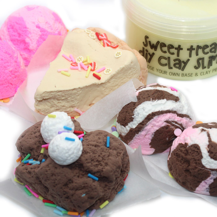 Sweet treat diy scented clay slime