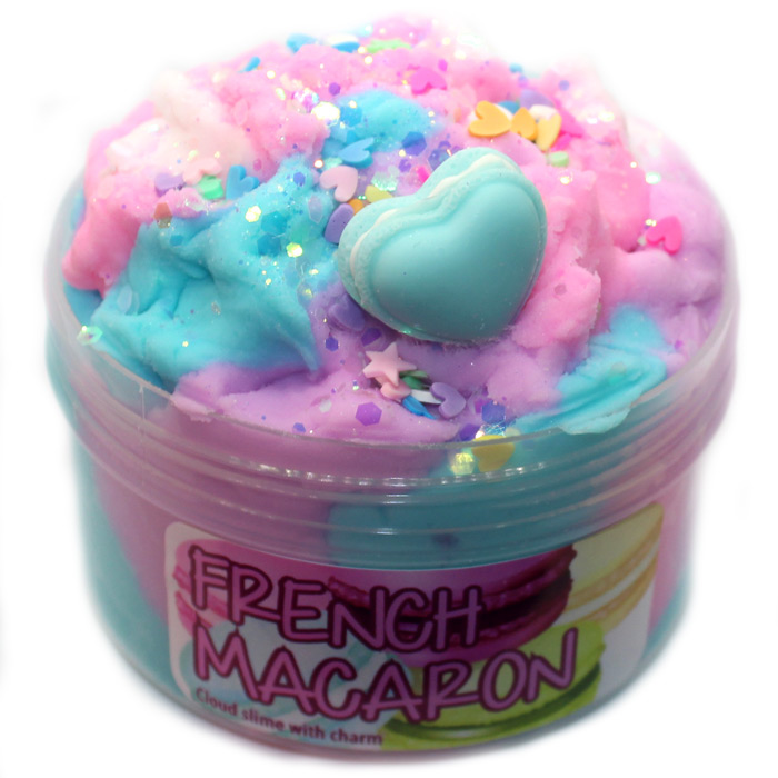 French macaron cloud slime