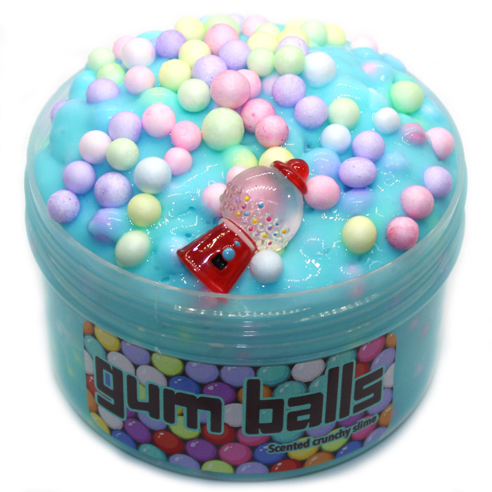 Gum balls scented basic crunchy slime