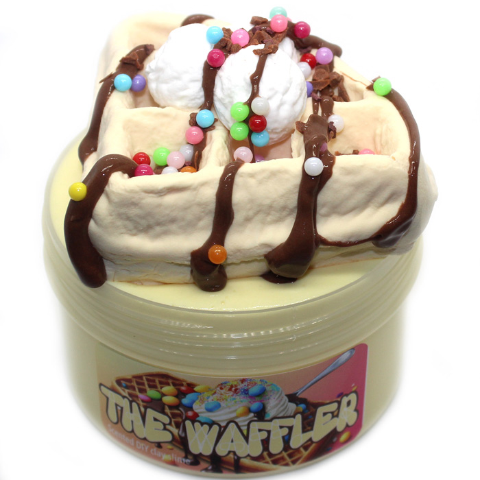 The waffler scented DIY clay slime