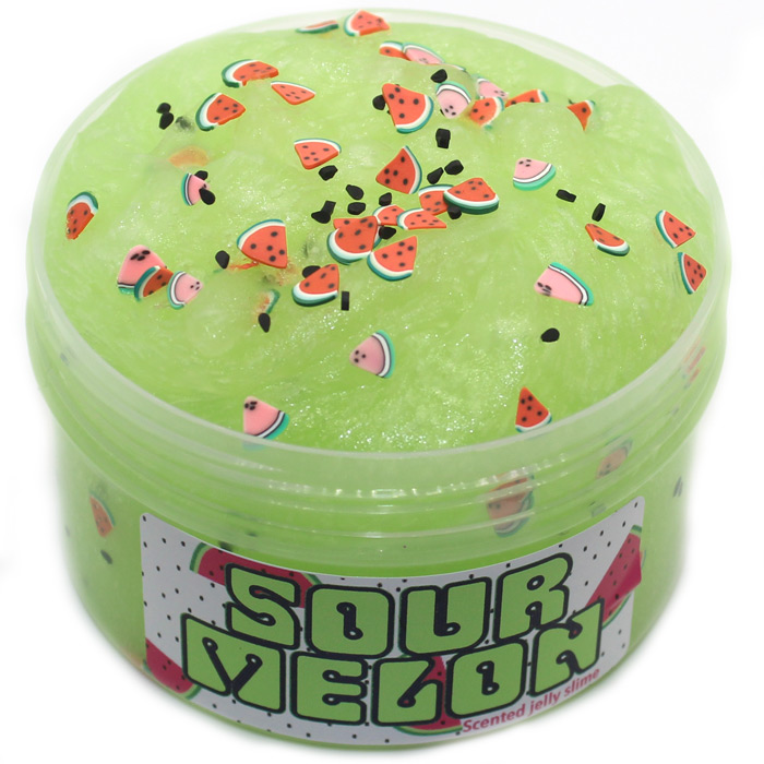Sour Melon scented jelly slime