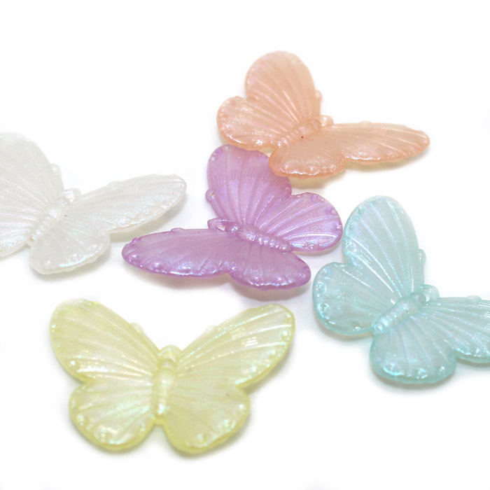 Butterfly charms for slime