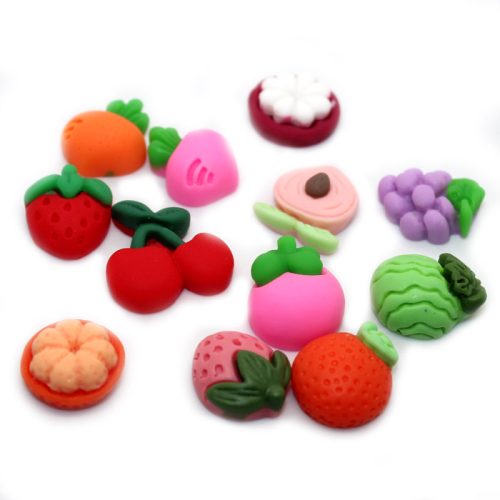 Mixed pink slime charms bulk 30pc