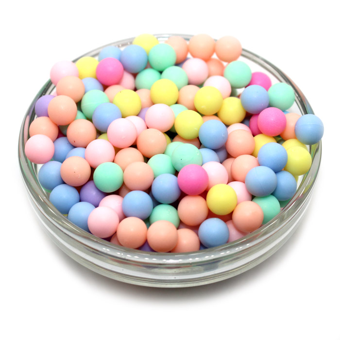 Pastel beads for slime