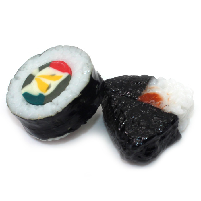 Large sushi charms for slime