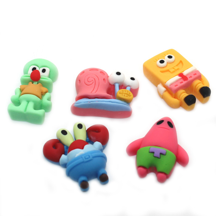 Sponge bob and friends charms