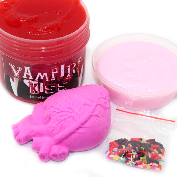 Vampire kiss scented jelly clay slime