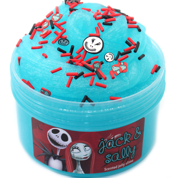 Jack and Sally scented jelly slime