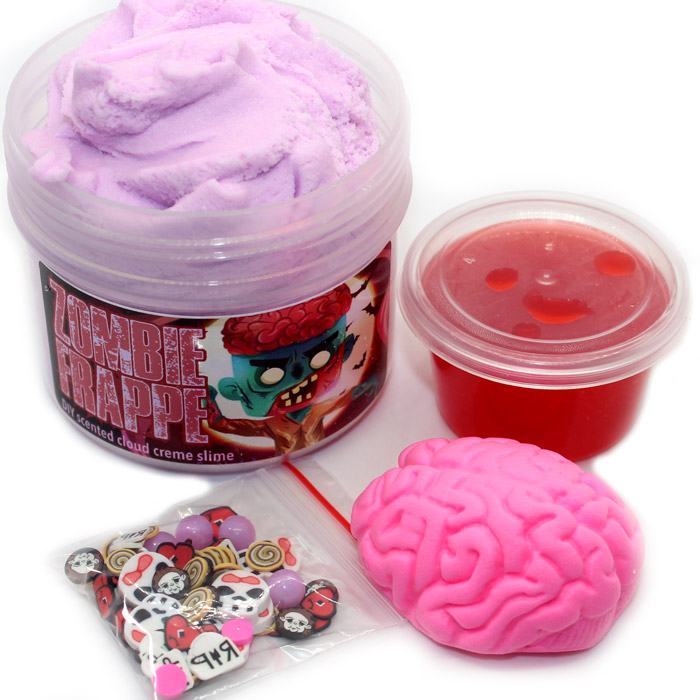 Zombie frappe scented cloud creme slime
