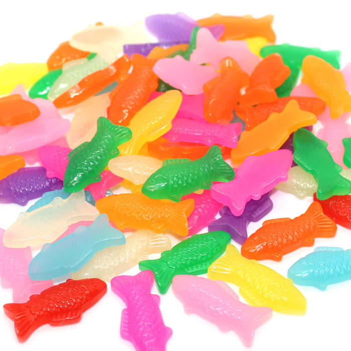 Fish gummies charms for slime