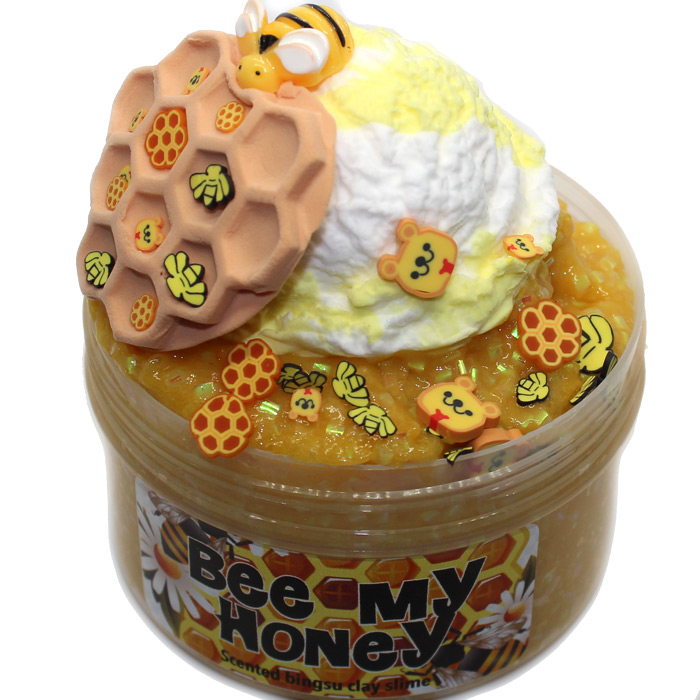 Bee my honey scented diy clay bingsu slime