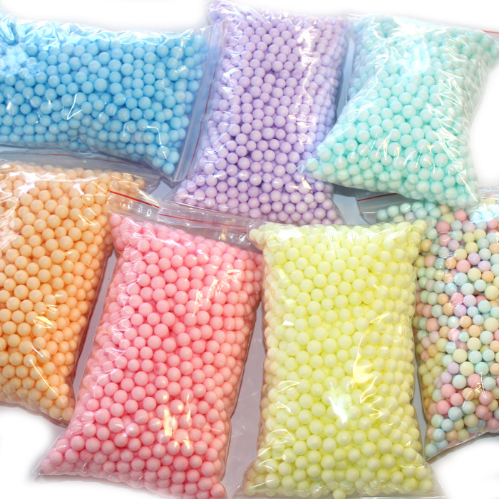 Big Pastel foam beads