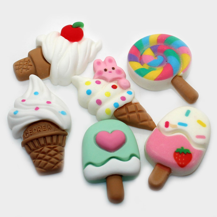 Easter icecream charms for slime