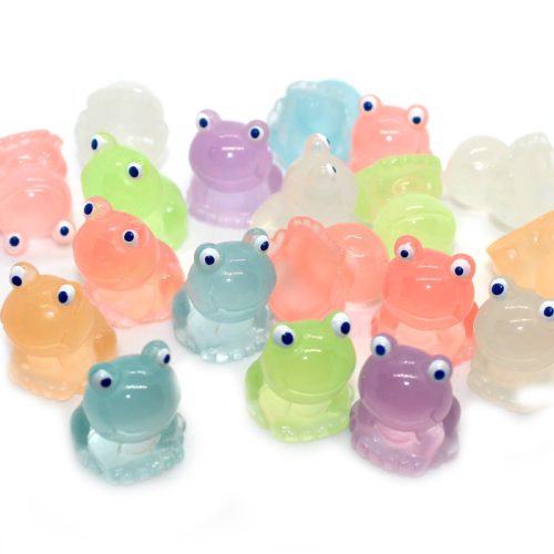 Glow in the dark froggie charms