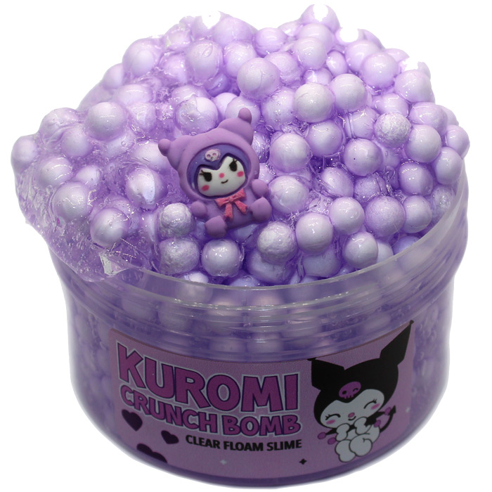 Kuromi crunch bomb floam slime