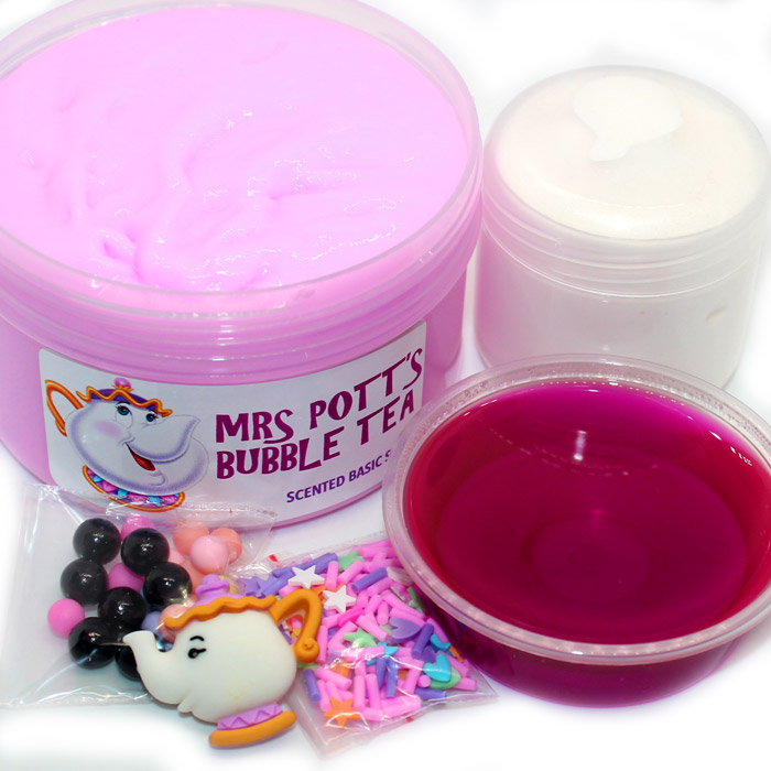 Mrs Pott's bubble tea scented basic slime
