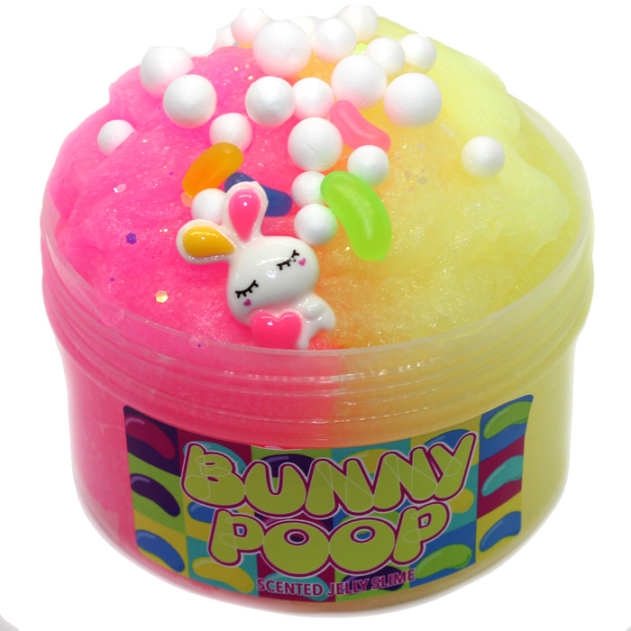Bunny poop scented jelly slime