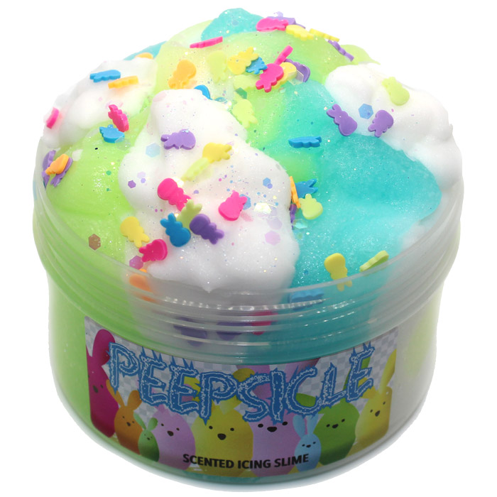 Peepsicle scented icing slime