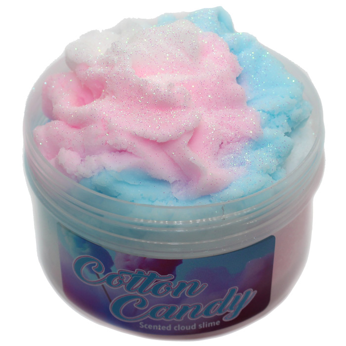 Cotton candy cloud slime