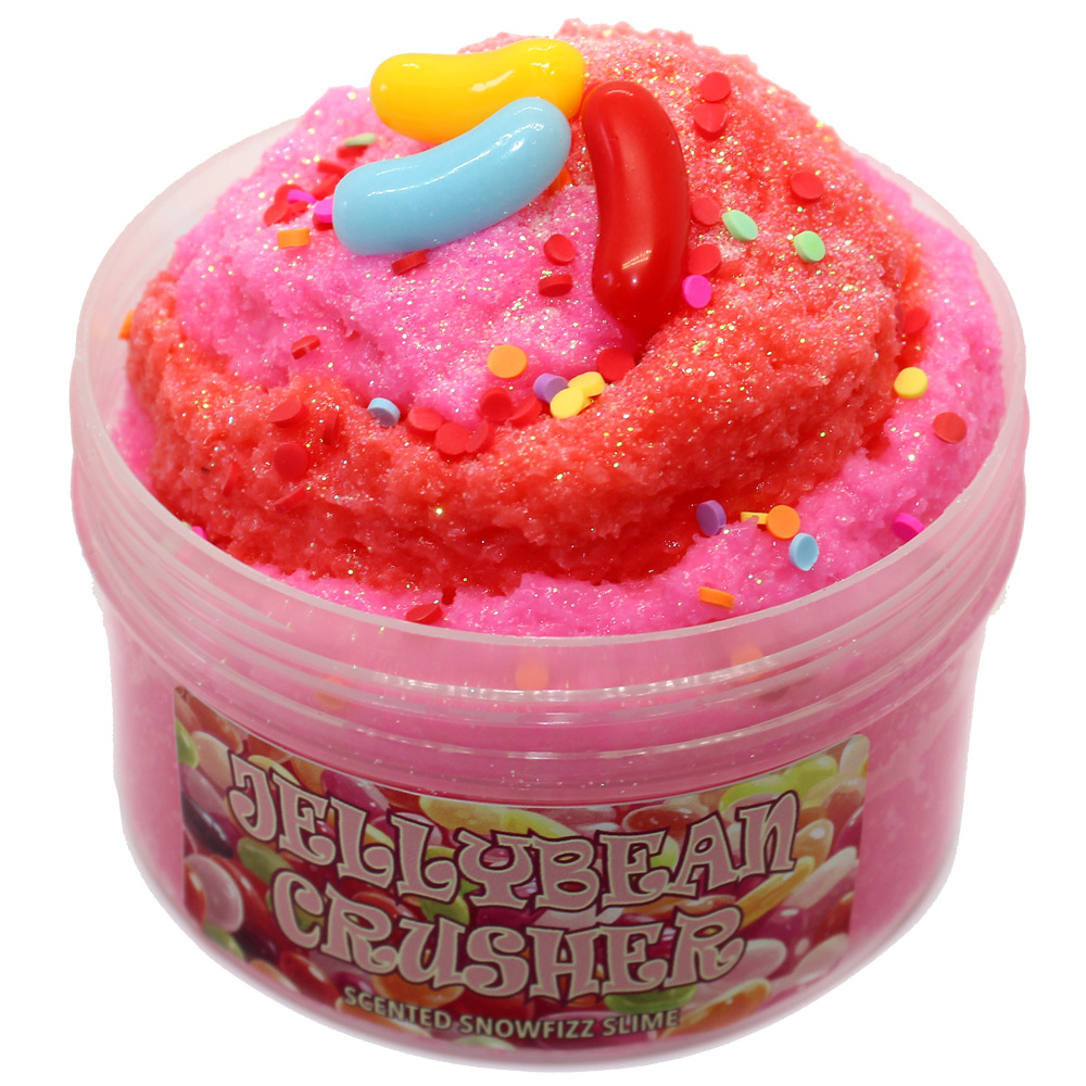 Jellybean crusher snowfizz slime