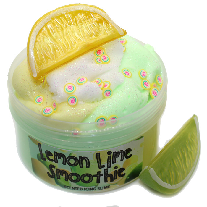 Lemon lime smoothie scented icing slime