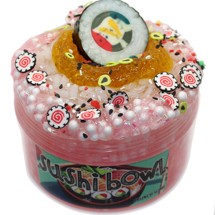 Sushi bowl crunchy bingsu slime kit