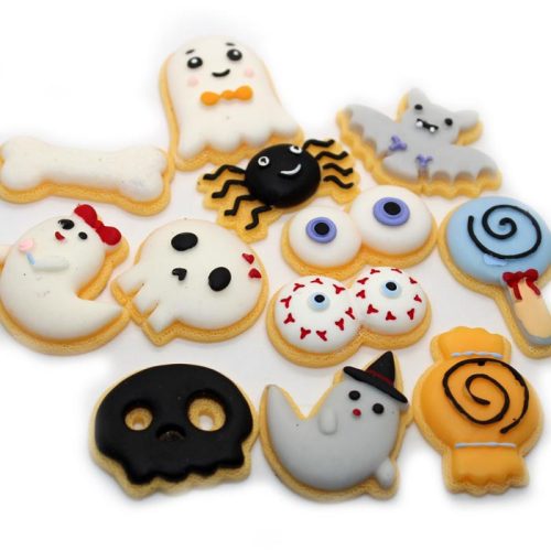 Halloween sugar cookie charms for slime