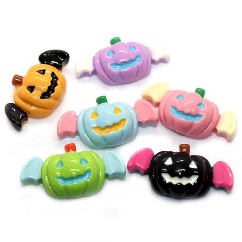 Pumpkin bat charms for slime