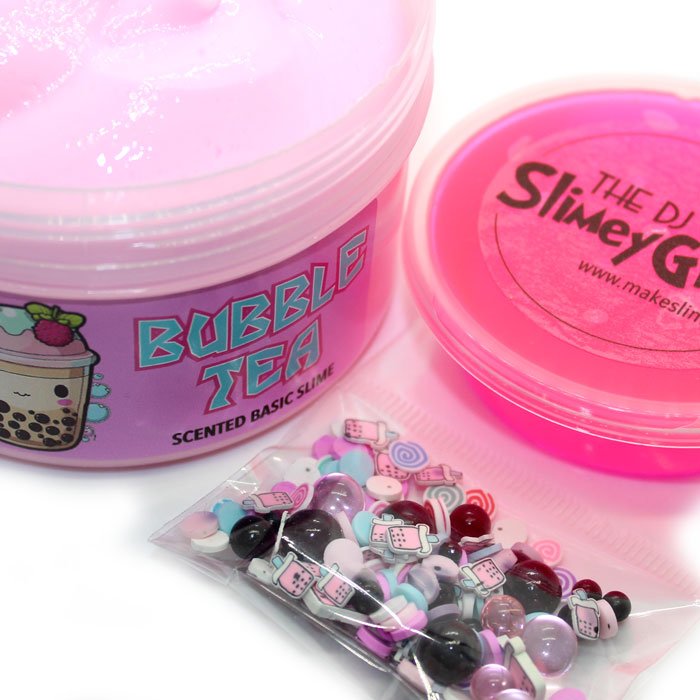 Bubble tea scented basic slime