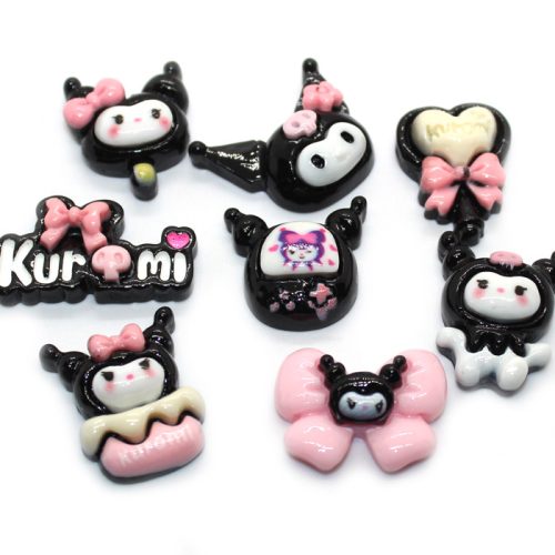 Kuromi charms for slime