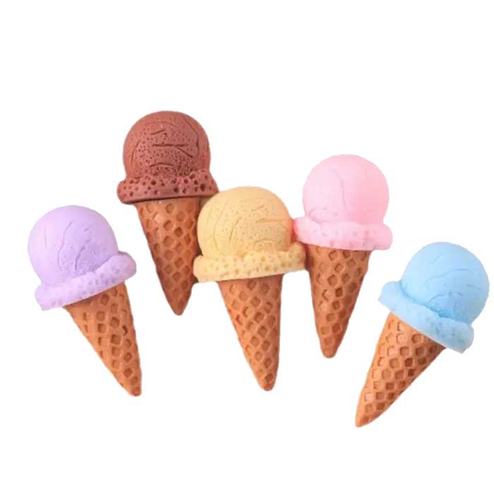 Sugar cone scoop charms