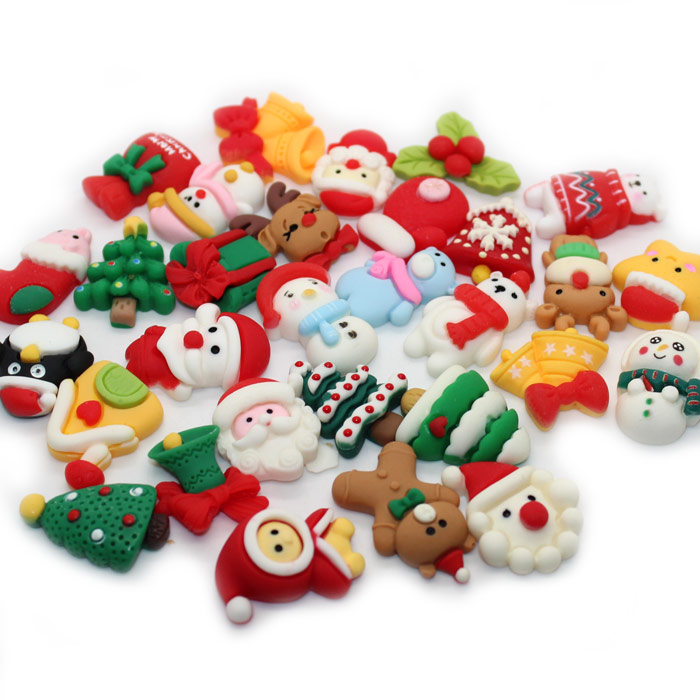 Cute Christmas charms for slime