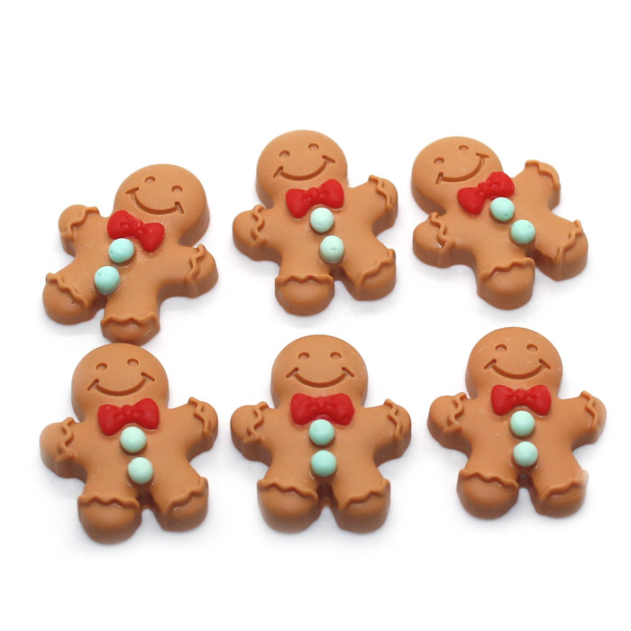 Gingerbread cookie charms for slime bulk