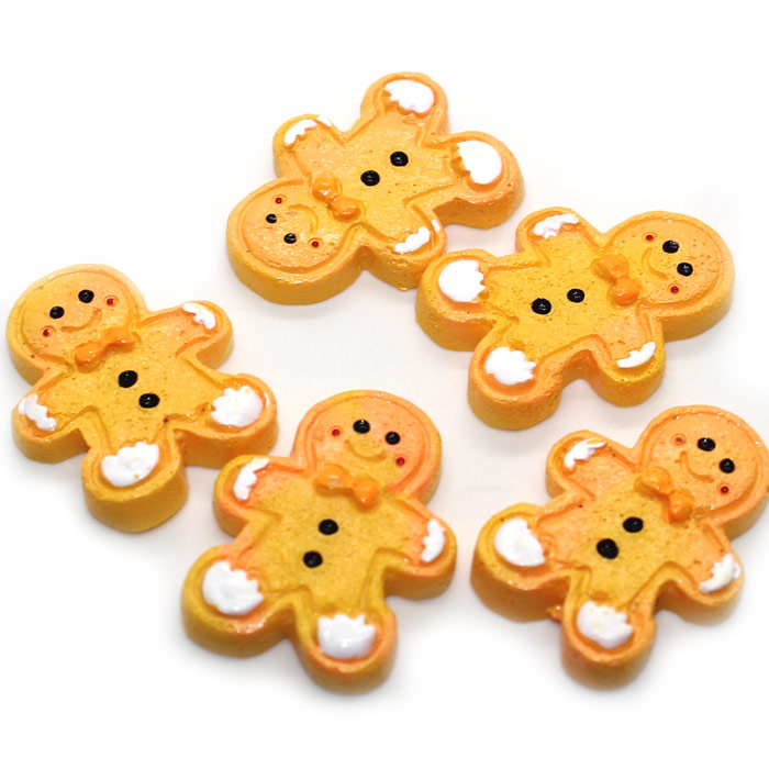 Gingerbread man biscuit charms