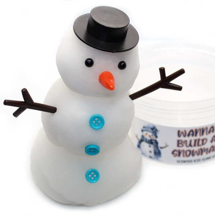 Wanna build a snowman diy icee slime